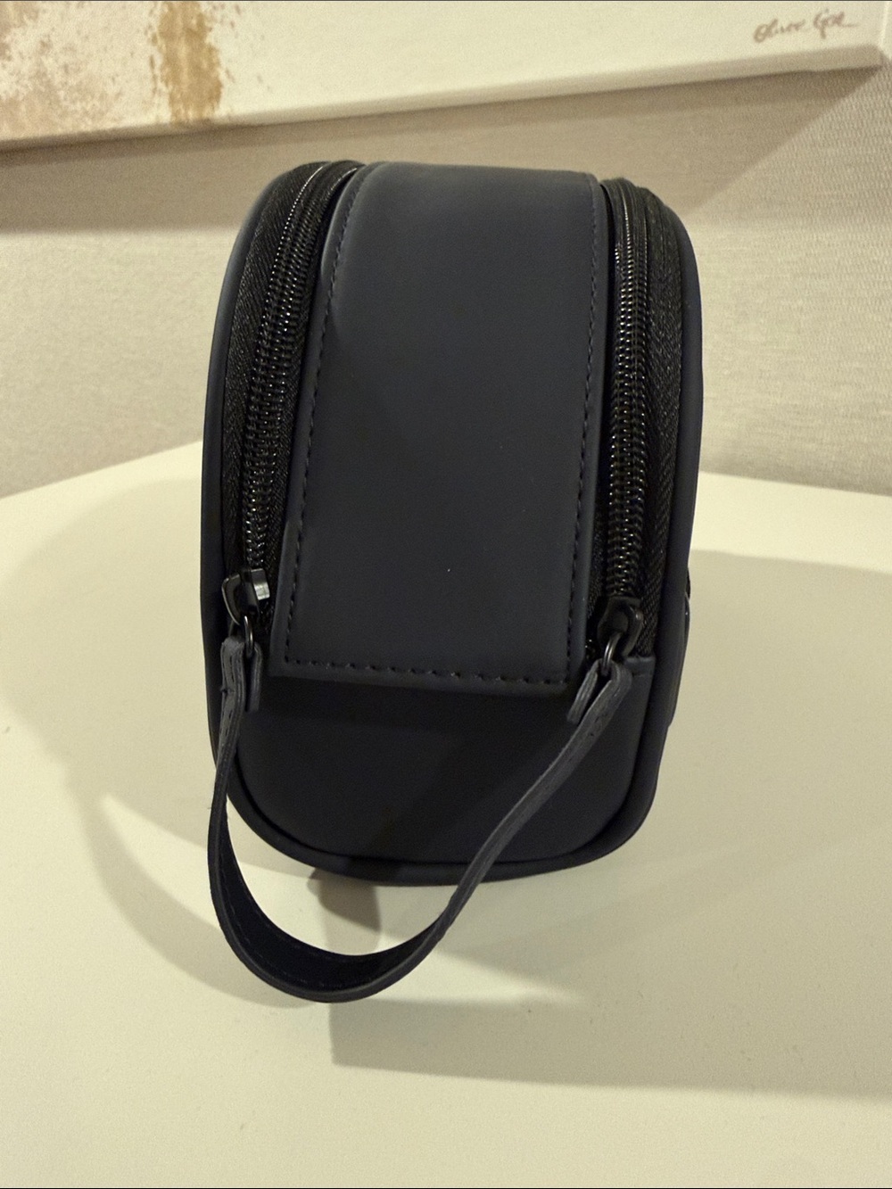 Dior Navy and Black Men's Toiletry Pouch - Picture 3 of 5
